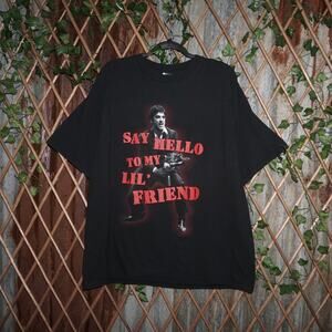 XL - Vintage Y2K Al Pacino Scarface movie promo 00s t-shirt